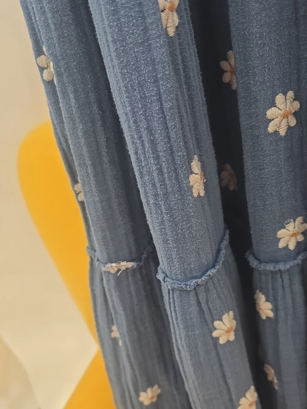 Free People blue smocked